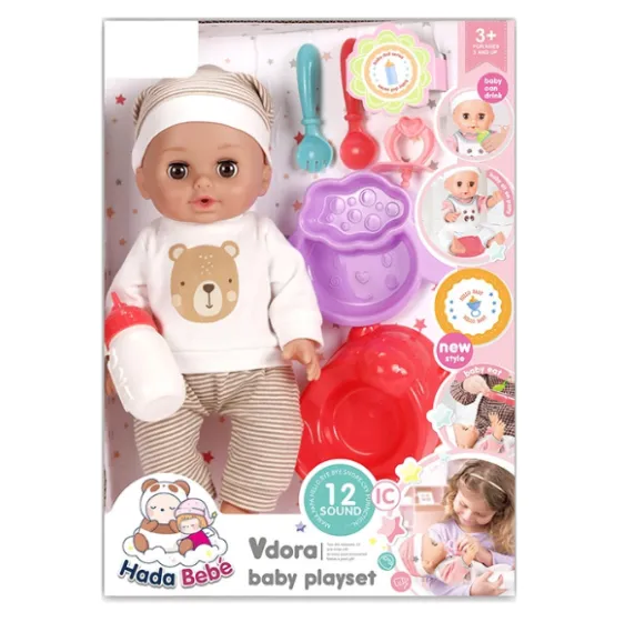 Set de joacă „Păpușă vorbitoare în pijama cu accesorii” Set de joacă „Păpușă vorbitoare în pijama cu accesorii”