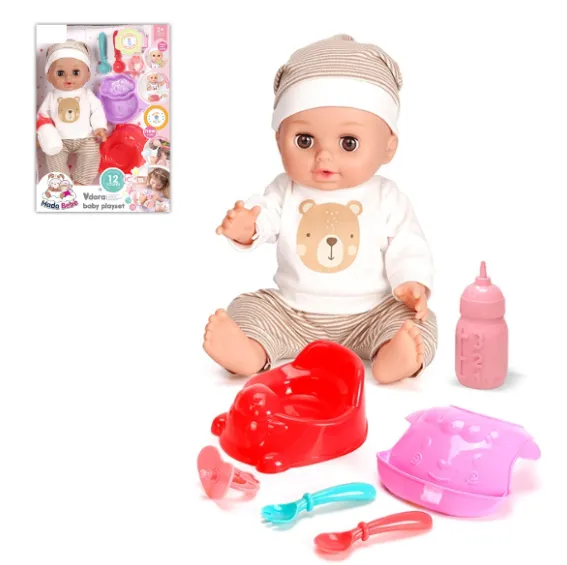 Set de joacă „Păpușă vorbitoare în pijama cu accesorii”