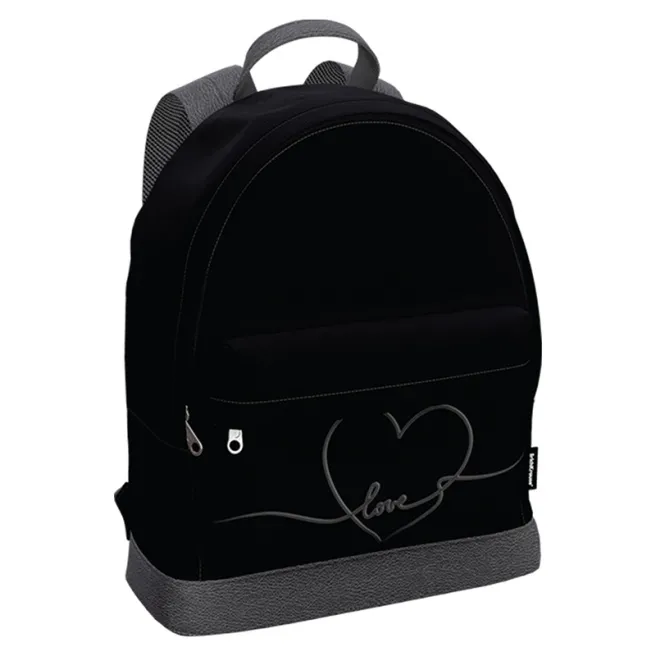 Rucsac EK StreetLine cu buzunar pentru laptop 17L Black Heart