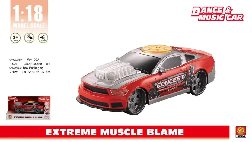 Машинка инерционная с музыкой 13304