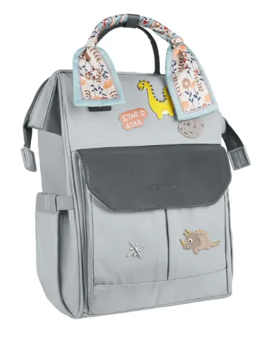 Geanta pentru mame KikkaBoo Myla Grey