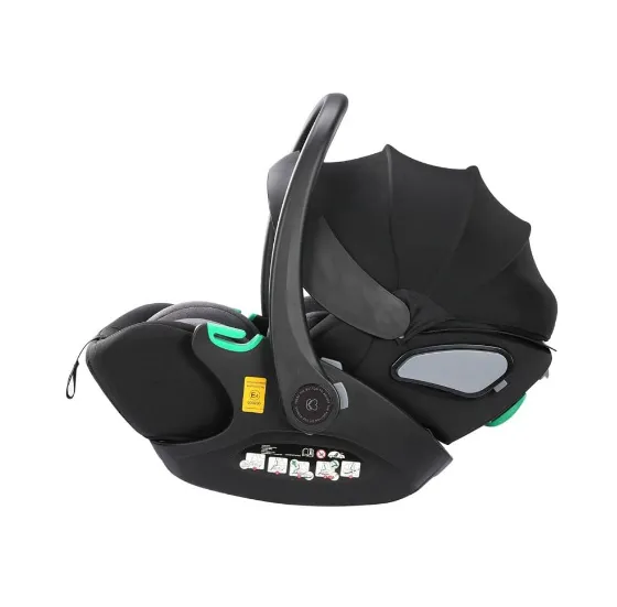 Scoica auto 40-87 cm (i-Size) Kikkaboo i-Trail Black Scoica auto 40-87 cm (i-Size) Kikkaboo i-Trail Black