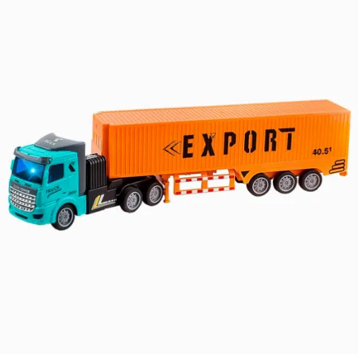 Navă container 1:48 pe platformă, baterie SH091-696B