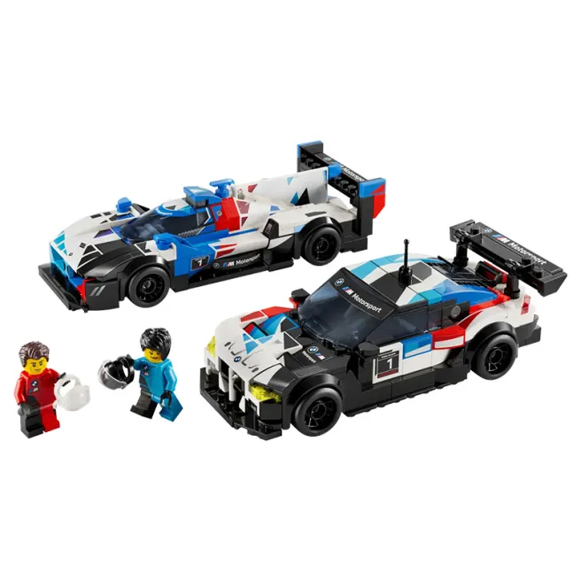 Constructor LEGO Speed Champions Mașini de curse BMW M4 GT3 și BMW M Hybrid V8, art. 76922 Constructor LEGO Speed Champions Mașini de curse BMW M4 GT3 și BMW M Hybrid V8, art. 76922