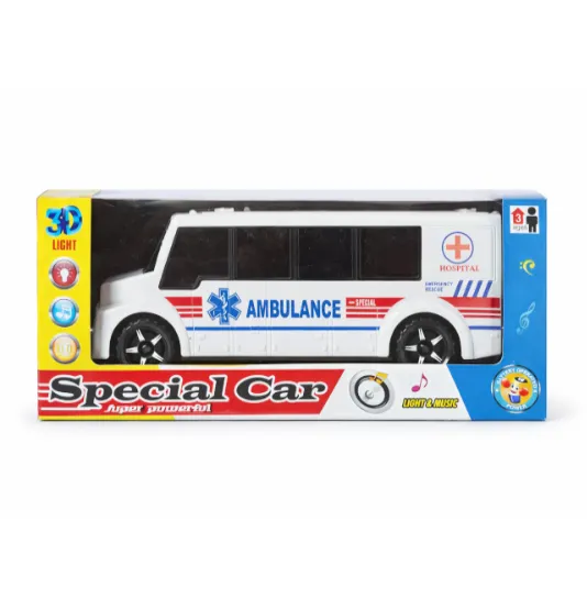 Autobuz Ambulance cu lumină și sunet, cod 990065