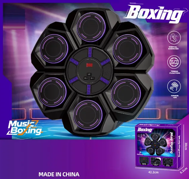 tinta muzicala de box cu Bluetooth, manusi, acum, cablu USB, 7792-E