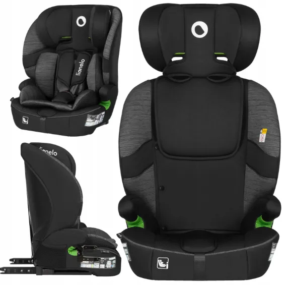 Scaun auto 76-150 cm (i-Size) Isofix Lionelo Billy Black Grey Scaun auto 76-150 cm (i-Size) Isofix Lionelo Billy Black Grey