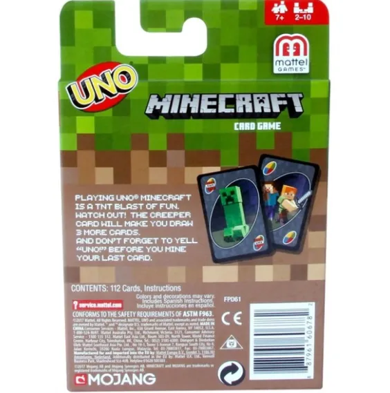 Joc UNO „Minecraft” Joc UNO „Minecraft”