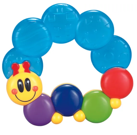 Zornăitoare cu dentiție „Omida veselă” Zornăitoare cu dentiție „Omida veselă”