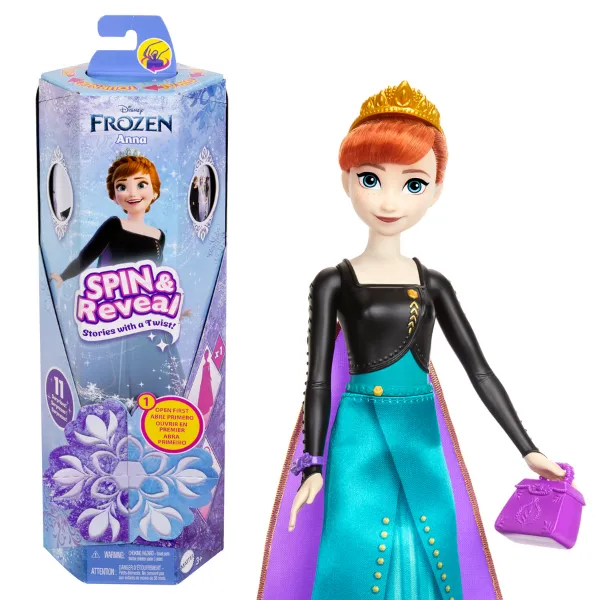 Păpușa Barbie Spin Reveal „Frozen Anna”