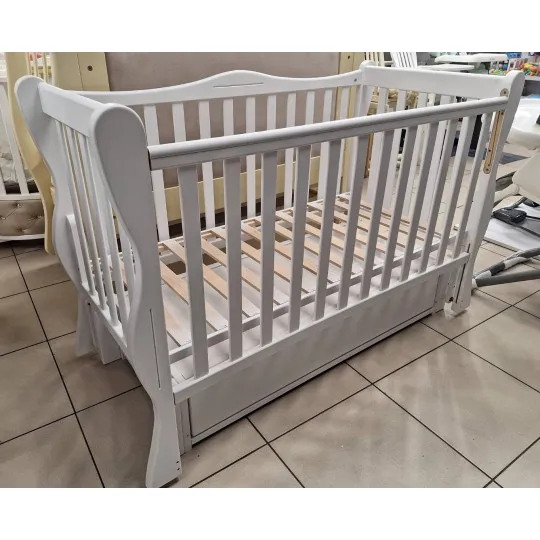 Pătuţ Goydalka Joly Premium (1B36-1) Alb