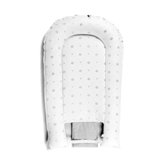 Babynest pentru bebeluș PM Buline Gri Babynest pentru bebeluș PM Buline Gri