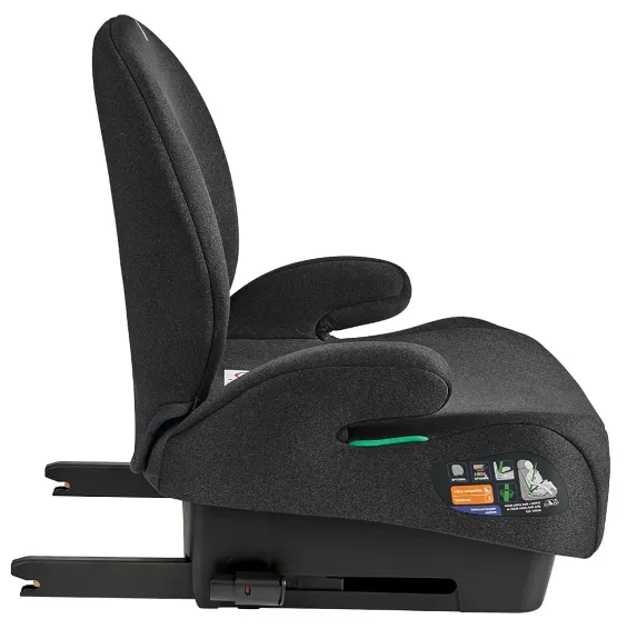 Inaltator auto-buster 125-150 cm (i-Size) Isofix Kikkaboo i-Boost Black Inaltator auto-buster 125-150 cm (i-Size) Isofix Kikkaboo i-Boost Black