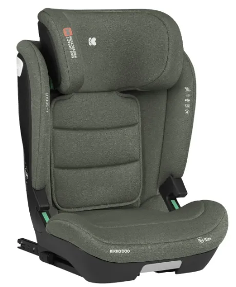 Scaun auto 100-150 cm (i-Size) Isofix Kikkaboo i-Scout Army Green