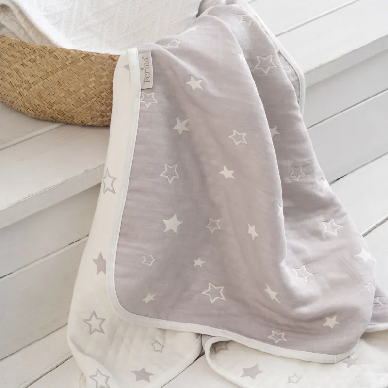 Cuvertură pentru bebeluși Steluțe (PL-01.1) Violet Cuvertură pentru bebeluși Steluțe (PL-01.1) Violet