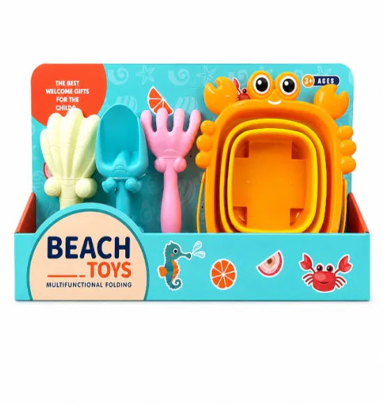 Set de plajă cu găleată, 4 buc., cod 10236a