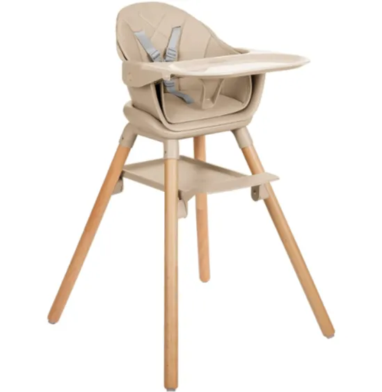 Стульчик для кормления 6 в 1 Kikkaboo Woody Beige