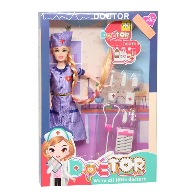 Păpușă Doctor cu accesorii, 28 cm, cod 902100