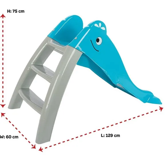 Tobogan „Balenă drăguță” cu stropitoare de apă, în as. Tobogan „Balenă drăguță” cu stropitoare de apă, în as.