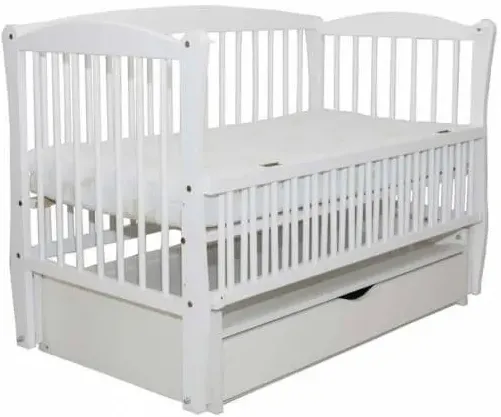 Pătuc Dubok Elit Alb pe balansoar cu sertar Pătuc Dubok Elit Alb pe balansoar cu sertar