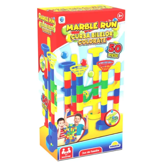 Joc de masă ”Cursa bilelor colorate” Joc de masă ”Cursa bilelor colorate”