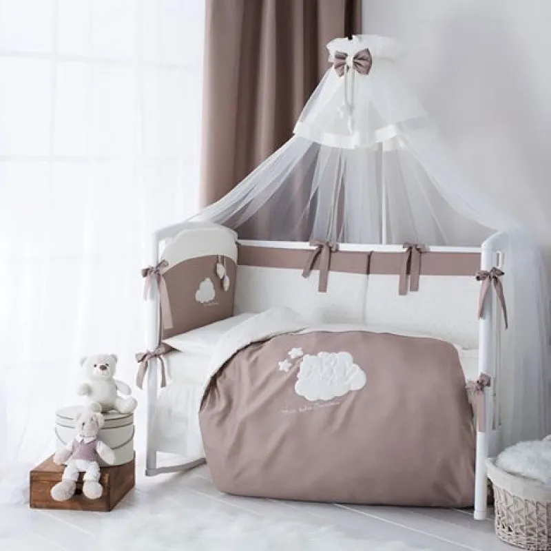 Lenjerie de pat pentru copii Perina Bambino (BB3-01.5) Cappuccino