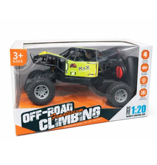 Mașină OFF ROAD Fanatism Climbing cu telecomandă, galbenă, cod 952664