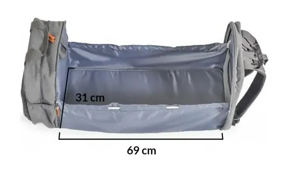 Geantă pentru mame 2 in 1 Moni Liana Grey Geantă pentru mame 2 in 1 Moni Liana Grey