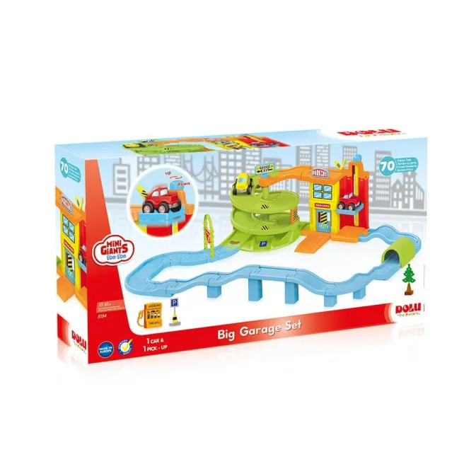 DL Большой гараж с треком