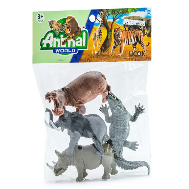 Set animale sălbatice 12cm 4buc, cod 28127