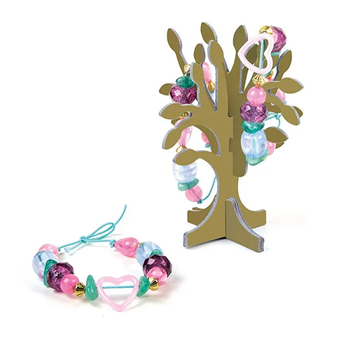 Set de creativitate Brățări din minerale, Clementoni Set de creativitate Brățări din minerale, Clementoni