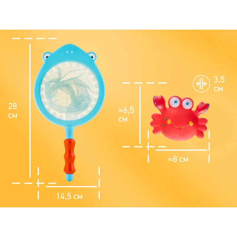 Set de jucarii de baie Roxy Kids „Animale marine” (7 buc.) (RRT-812) Set de jucarii de baie Roxy Kids „Animale marine” (7 buc.) (RRT-812)