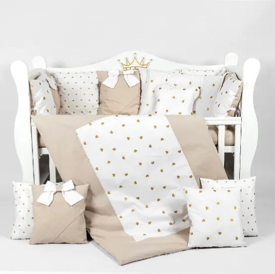 Lenjerie de patut 8 piese PM Perne Maro