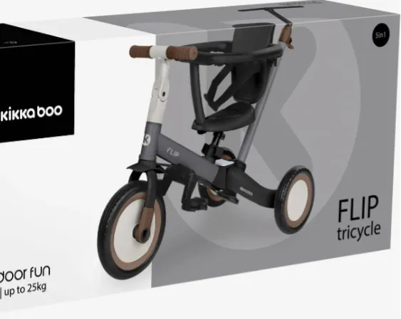 Tricicleta 5 in 1 Kikkaboo Flip Grey Tricicleta 5 in 1 Kikkaboo Flip Grey