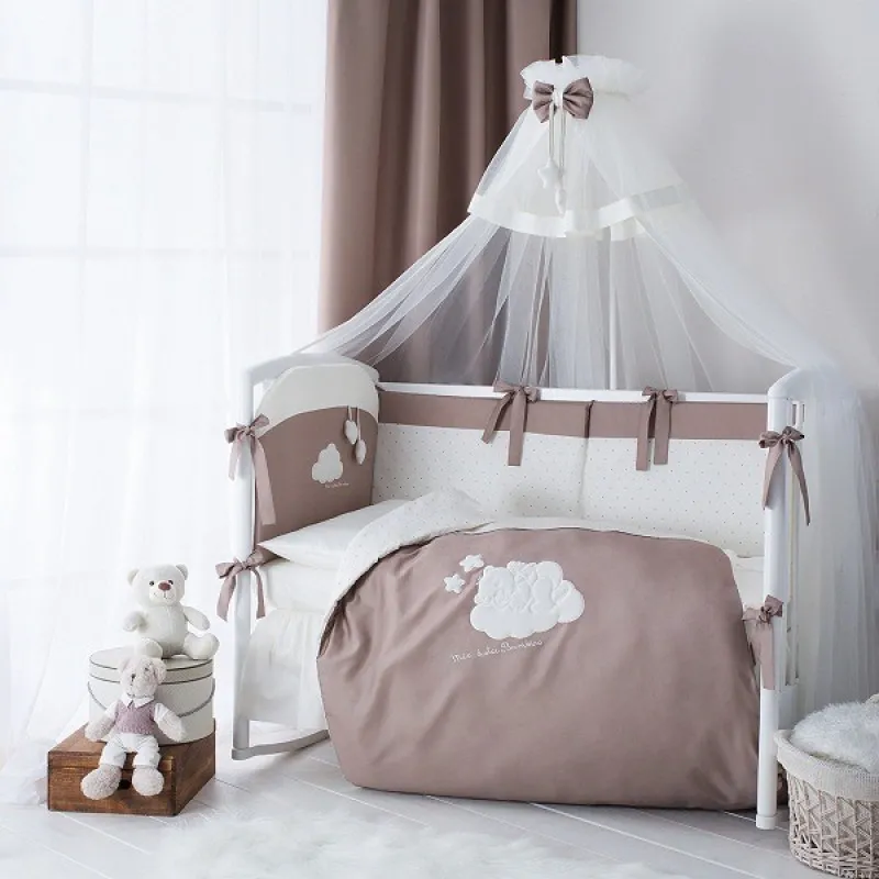 Lenjerie de pat pentru copii Perina Bambino (BB6-01.5) Cappuccino
