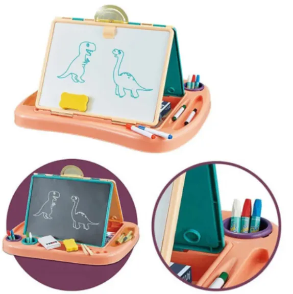 Set de desen 2în1, Portocaliu Set de desen 2în1, Portocaliu