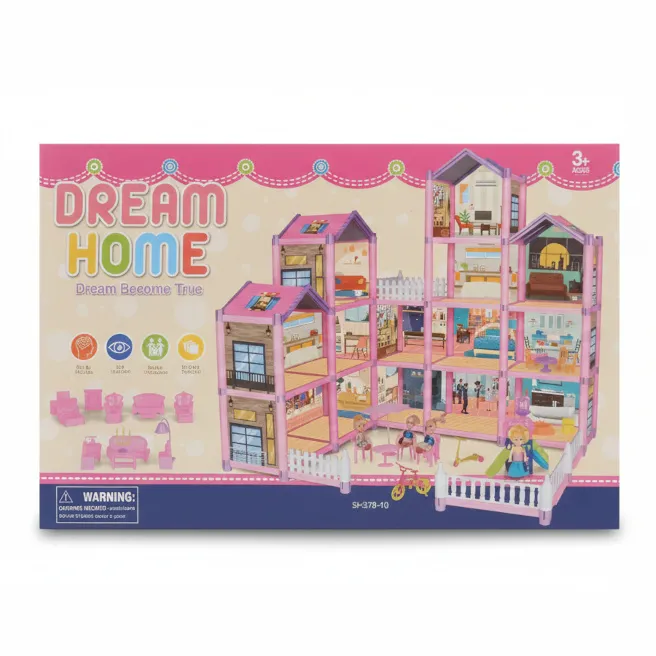Многоэтажный дом для кукол, код 942003