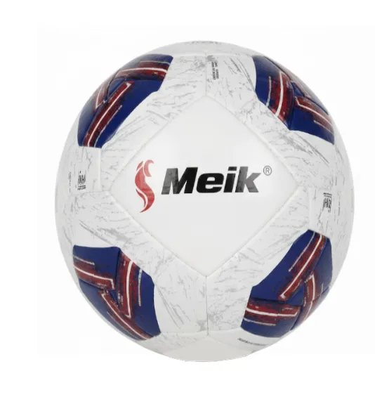 Футбольный мяч Size 5 Wound Bladder 8 синий, код 2135D