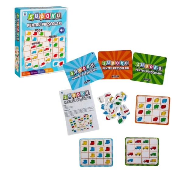 Joc de societate ”Sudoku pentru Preșcolari”, (ro)