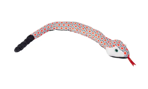 Змея красная в клетку ST-037