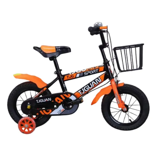 Bicicletă pentru copii 16′, cu roți ajutătoare (TB-01-16 oranj)