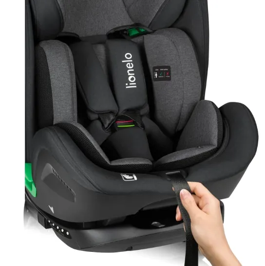 Scaun auto 76-150 cm (i-Size) Isofix Lionelo Harper Black Carbon Grey Scaun auto 76-150 cm (i-Size) Isofix Lionelo Harper Black Carbon Grey