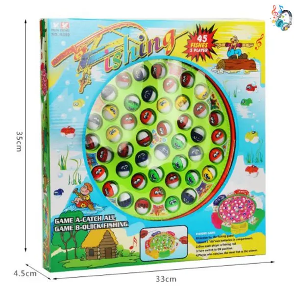 Set pescuit magnetic cu muzica 008704 