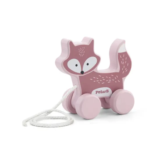 Jucărie de tras, cu șiret „Vulpea” Jucărie de tras, cu șiret „Vulpea”