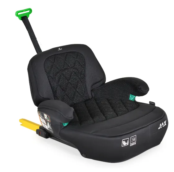 Înălțător auto-buster 125-150 cm (i-Size) Isofix Moni Jax Black