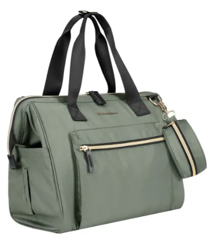 Geanta pentru mame KikkaBoo Maxi Army Green Geanta pentru mame KikkaBoo Maxi Army Green