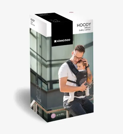 Marsupiu Kikkaboo Hoody Fly Knit Pink Marsupiu Kikkaboo Hoody Fly Knit Pink