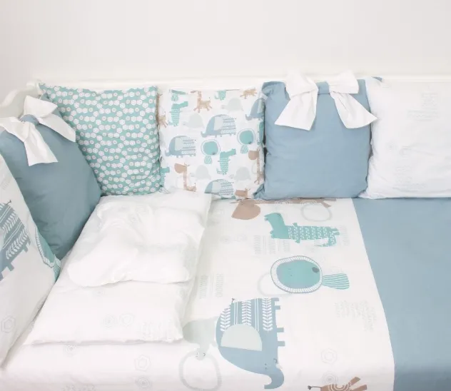 Lenjerie de patut 8 piese PM Perne Dinno Lenjerie de patut 8 piese PM Perne Dinno