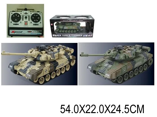 Танк на радиоуправлении (стреляет) (аккумулятор) Арт . 69052