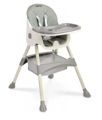 Scaun pentru hranire 2 in 1 transformabil Caretero Bill Grey